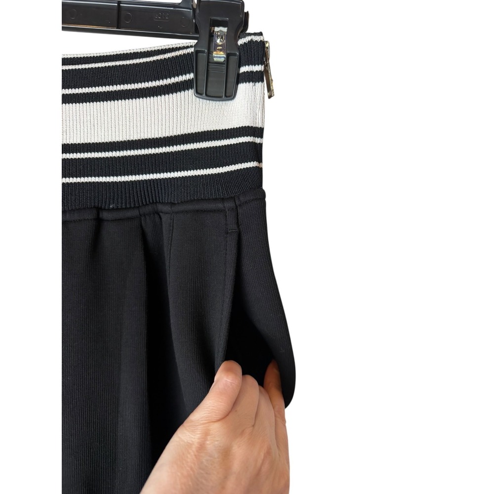 YLVIS.ZHEUNK Striped Waist Joggers Women Small Black Athleisure Streetwear - Picture 5 of 12